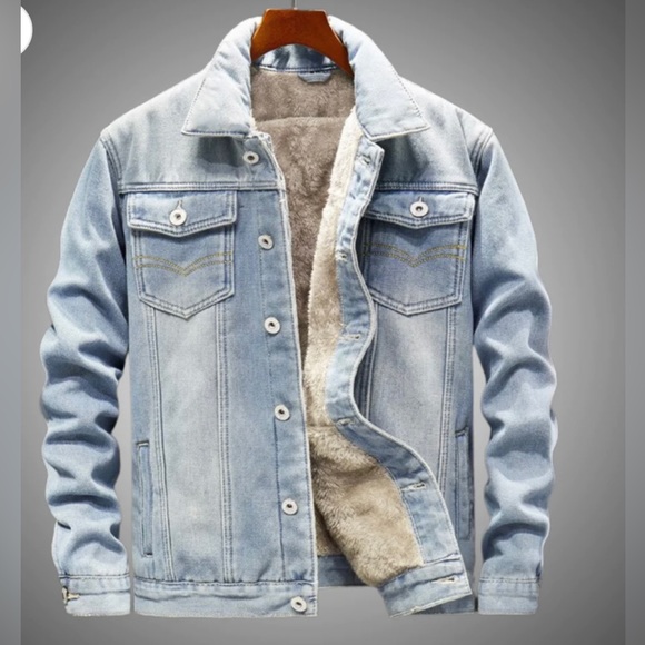 Limitsix Other - NWT Limitsix Denim Cashmere Jacket light blue in size Medium.